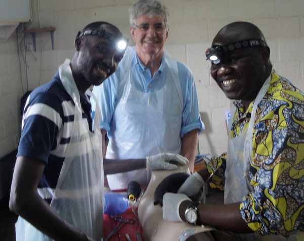Dr. Daniel teaching in Rawanda